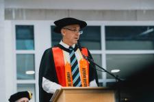Prof. Chris Goyne speaks